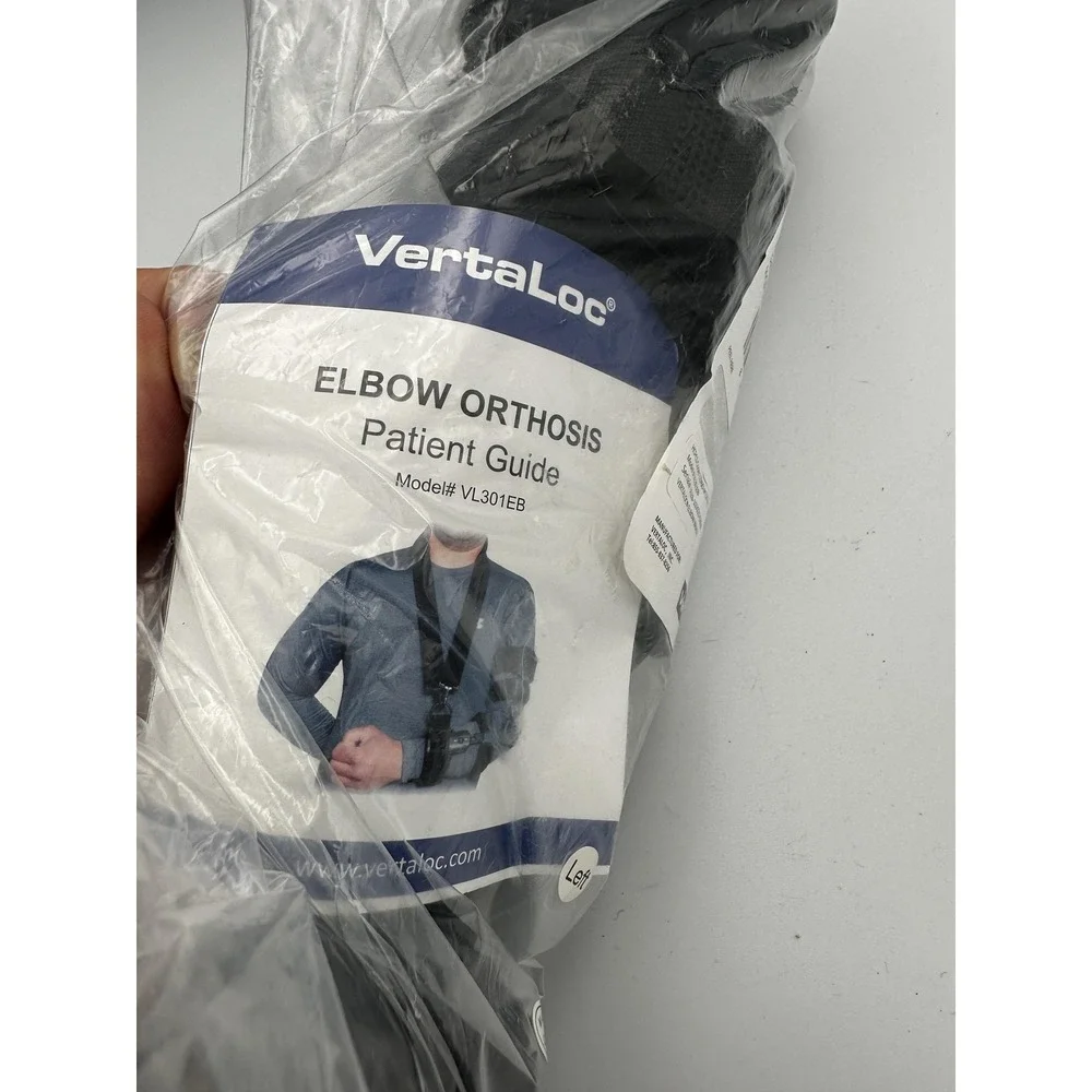 VertaLoc Elbow Brace Universal Left VL301EB Adjustable Orthosis Support New